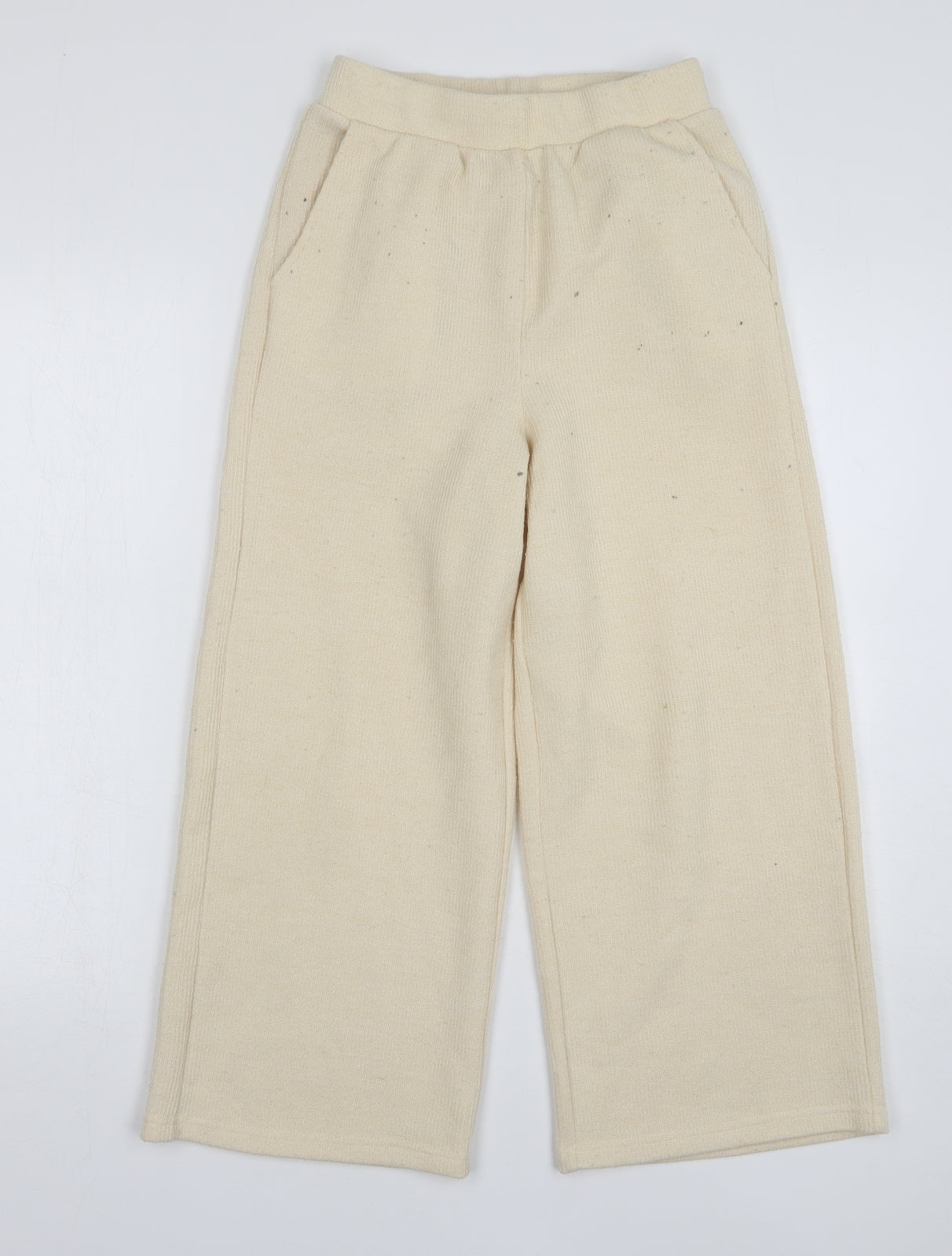 Womens UK Size 4 ASOS Regular Fit Sweatpants Beige Trousers