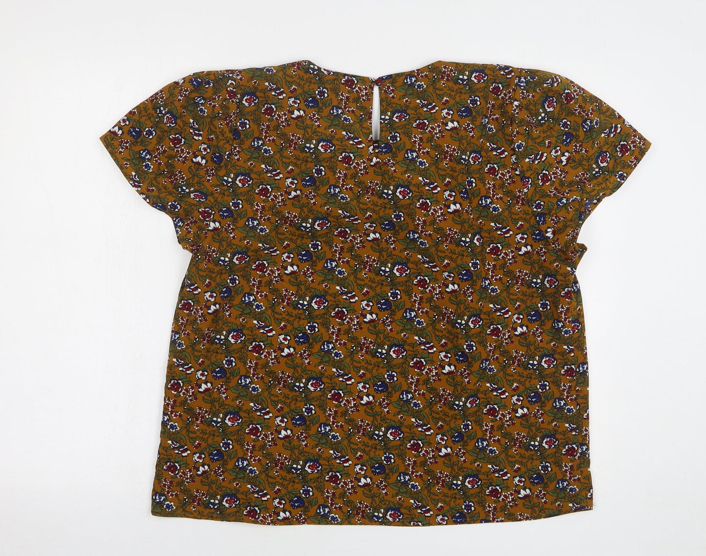 Womens UK Size 16 Cutie Multicoloured Basic Blouse