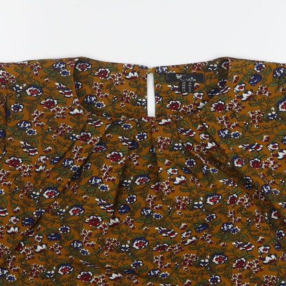 Womens UK Size 16 Cutie Multicoloured Basic Blouse