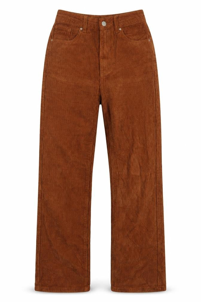 Womens UK Size XS Shein Regular Fit Straight Brown Jeans