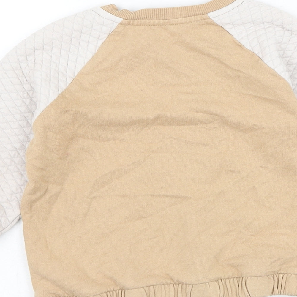 George Boys Brown Cotton Pullover Sweatshirt Size 3-4 Years Pullover - Living the Dream