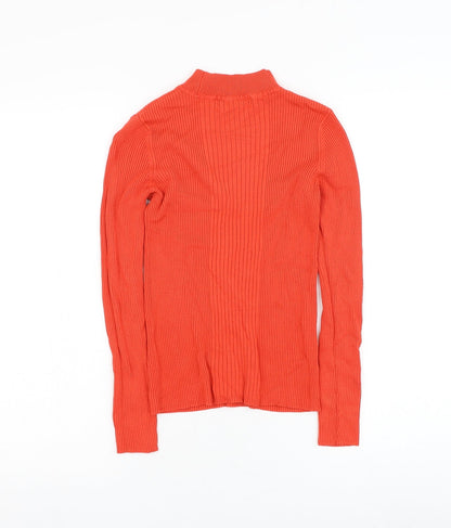 Womens UK Size S Marks and Spencer Red Pullover Jumper