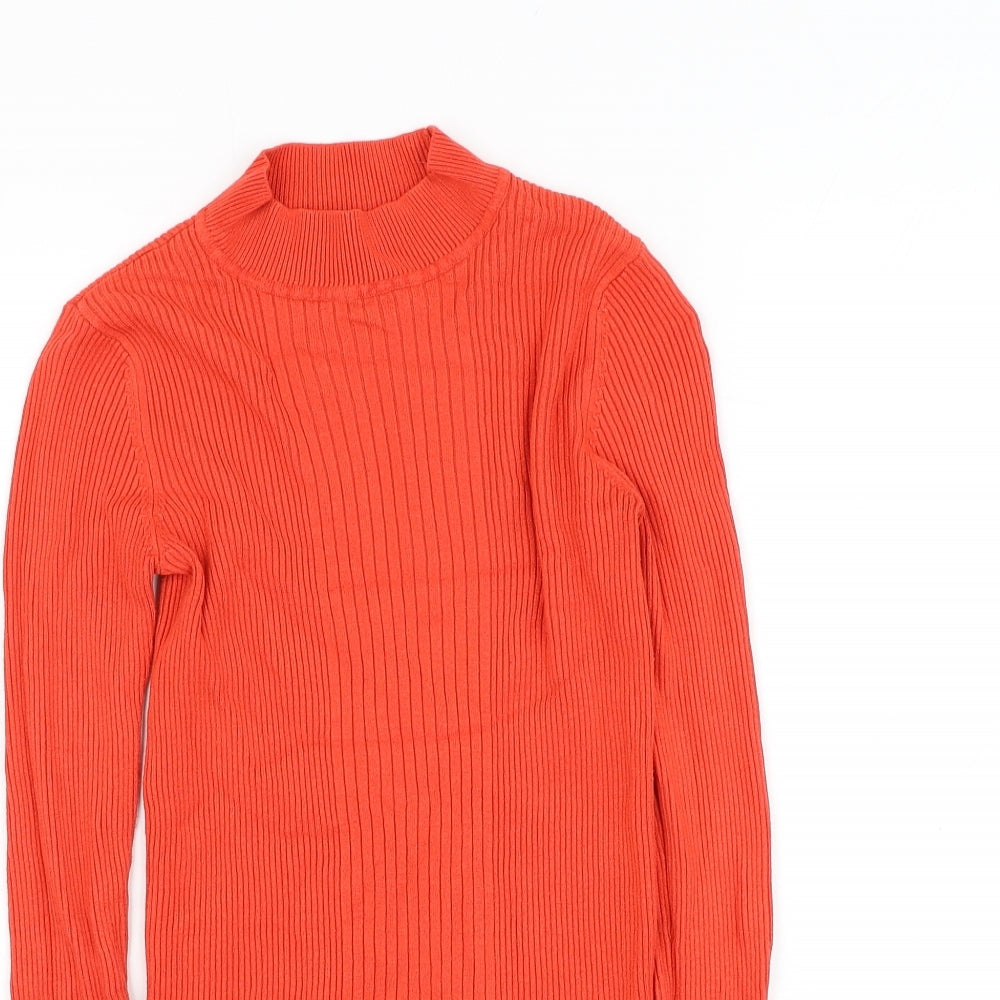 Womens UK Size S Marks and Spencer Red Pullover Jumper