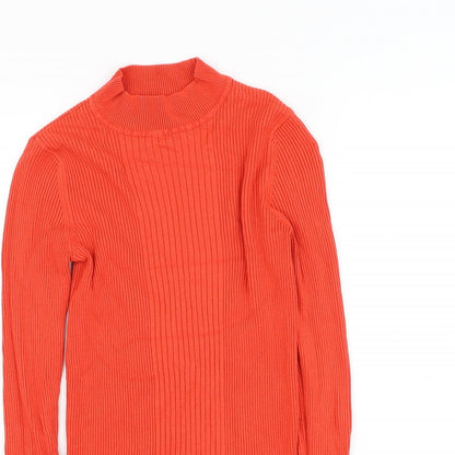 Womens UK Size S Marks and Spencer Red Pullover Jumper