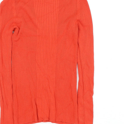 Womens UK Size S Marks and Spencer Red Pullover Jumper