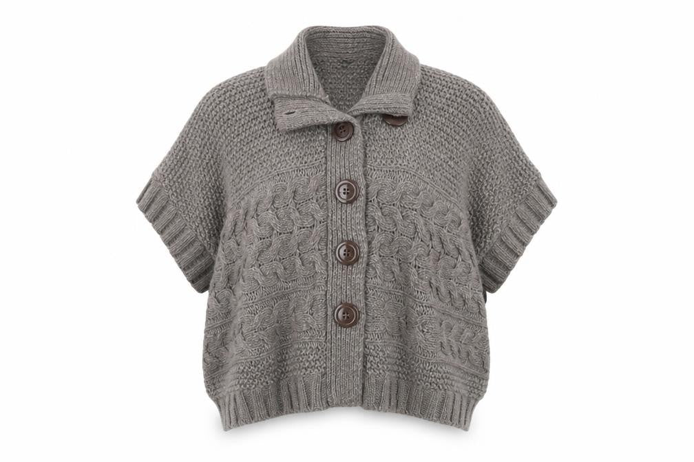 Womens UK Size M NEXT Brown Cardigan Jumper