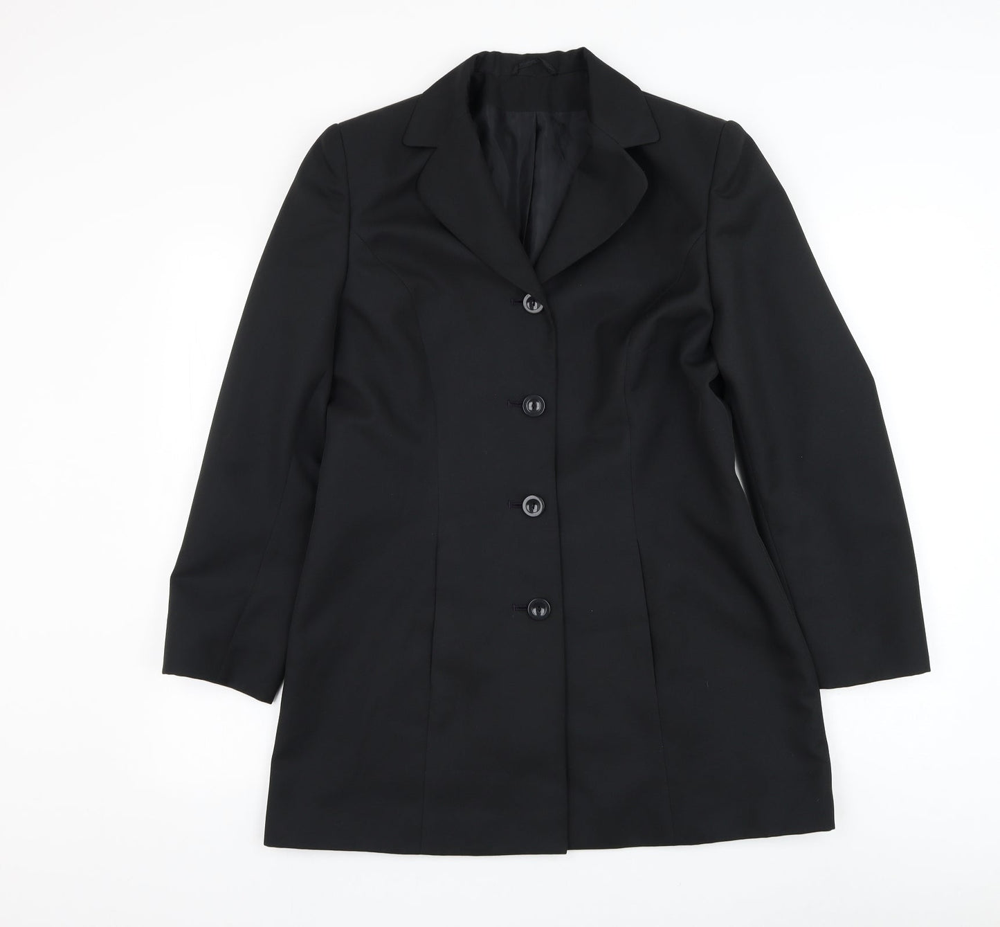 Womens UK Size 12 Essentials Black Jacket
