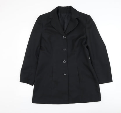 Womens UK Size 12 Essentials Black Jacket