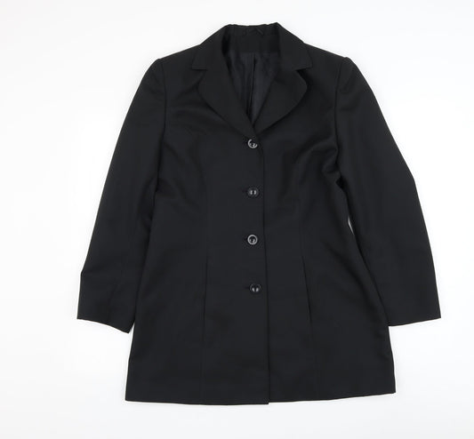 Womens UK Size 12 Essentials Black Jacket