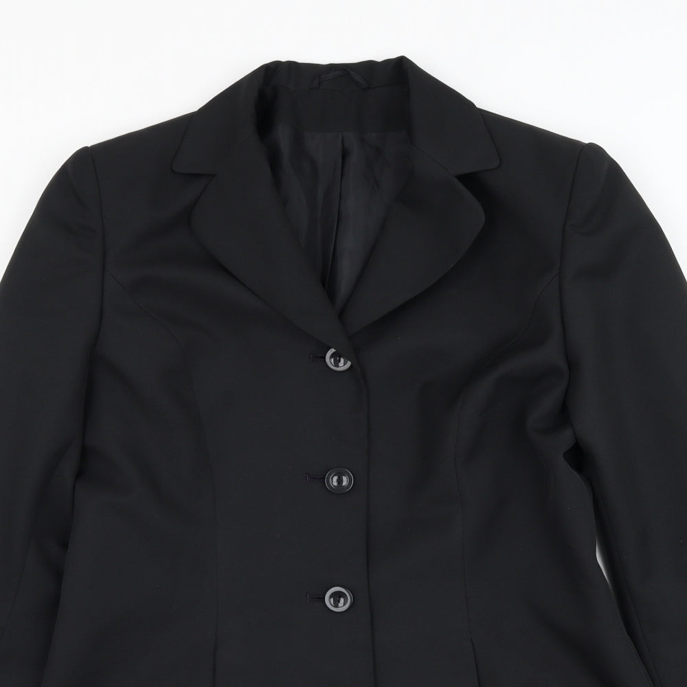 Womens UK Size 12 Essentials Black Jacket