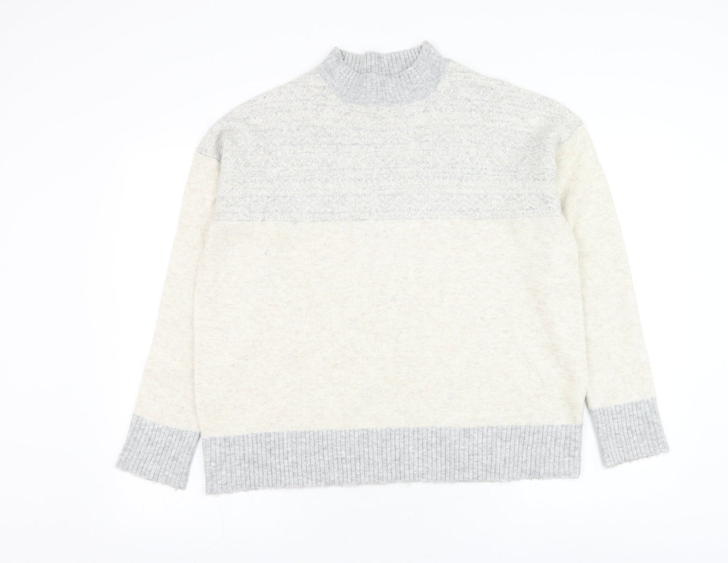 Womens UK Size 14 Atmosphere Ivory Pullover Jumper
