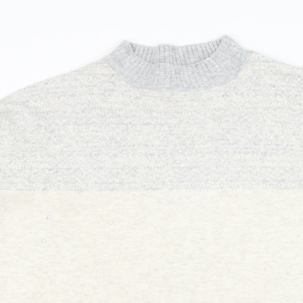 Womens UK Size 14 Atmosphere Ivory Pullover Jumper