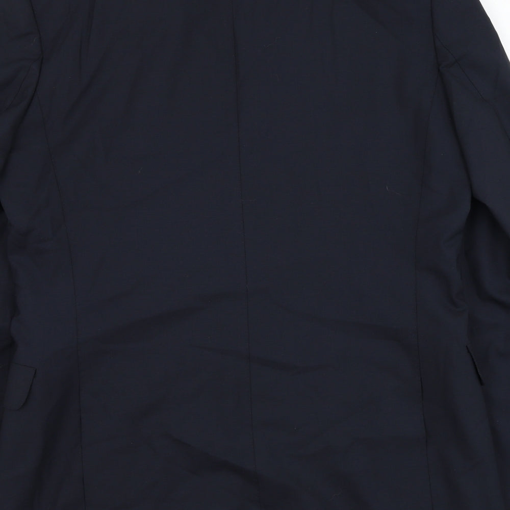 Gagliardi Mens Blue Wool Jacket Suit Jacket Size 40