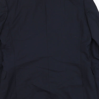 Gagliardi Mens Blue Wool Jacket Suit Jacket Size 40