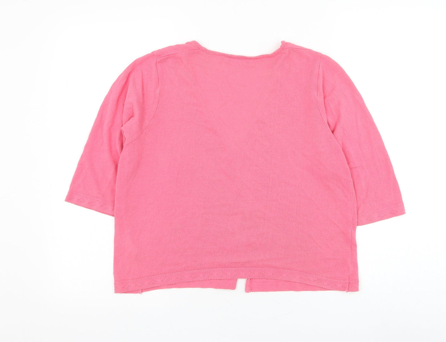 Womens UK Size 14 Marks and Spencer Pink Cape Jumper