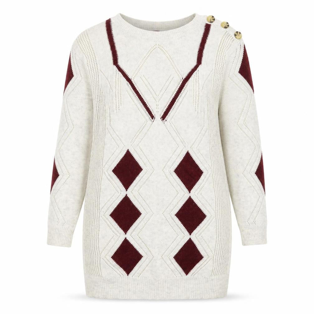 Womens UK Size 12 NEXT Beige Pullover Jumper