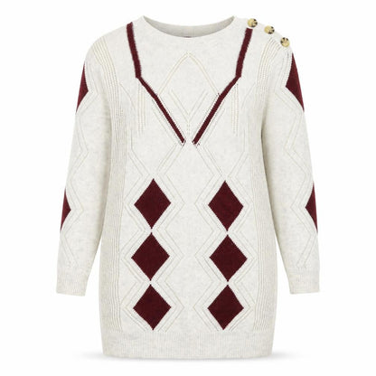 Womens UK Size 12 NEXT Beige Pullover Jumper