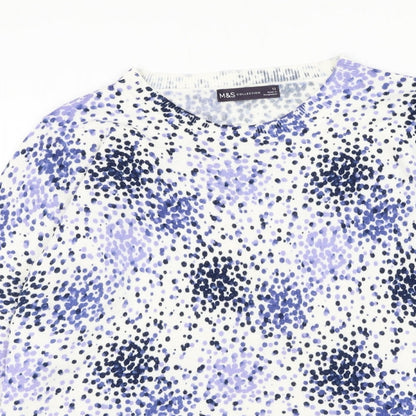 Womens UK Size 12 Marks and Spencer White Pullover Jumper