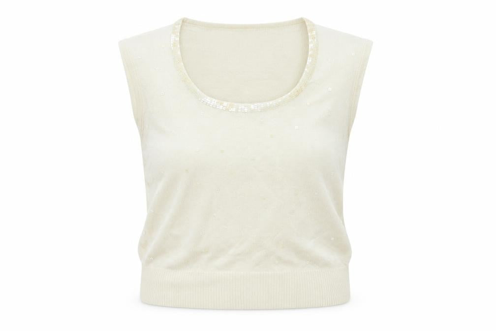 Womens UK Size L Precis Ivory Pullover Jumper