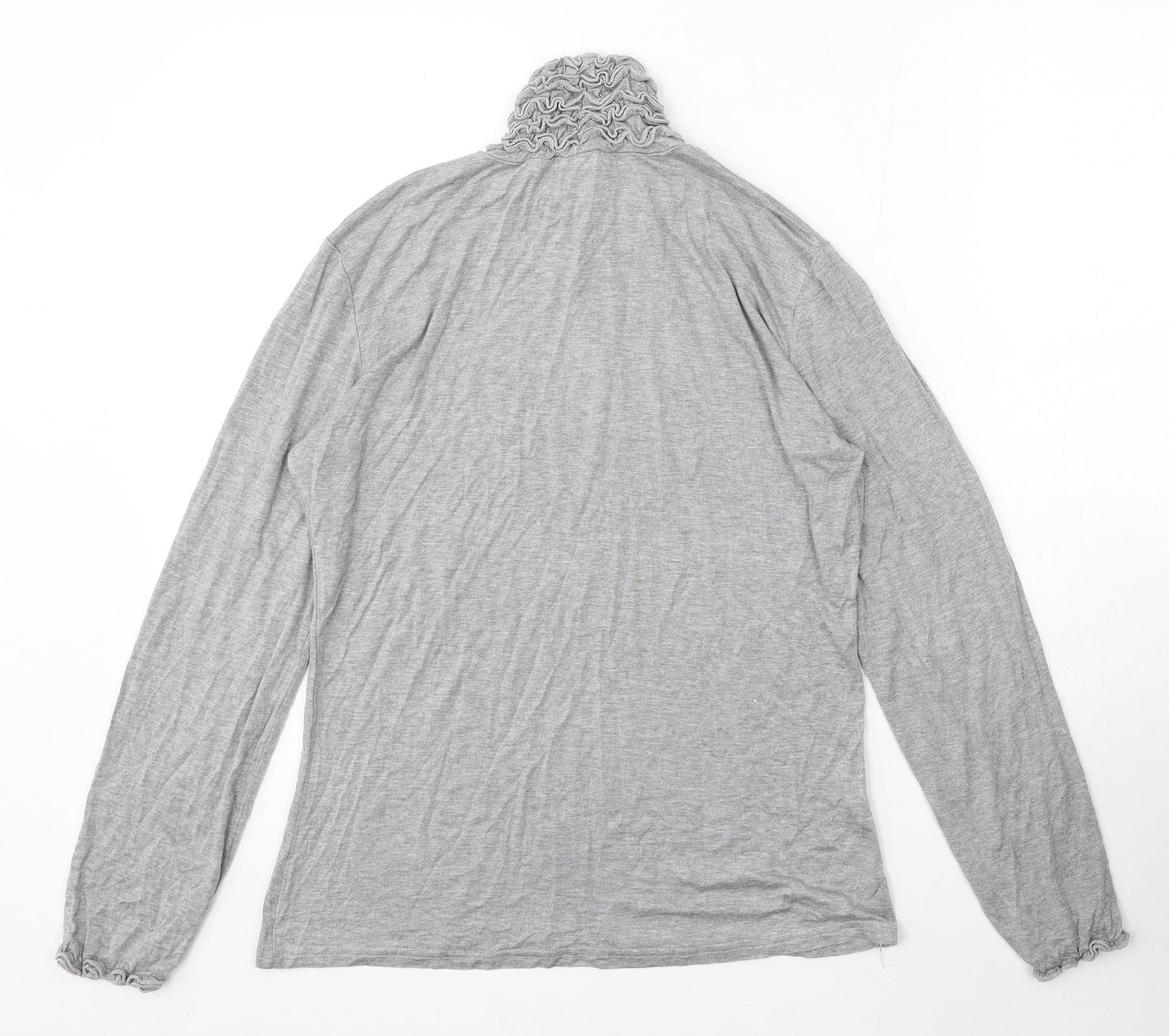 Womens UK Size 8 Preworn Grey Pullover Jumper
