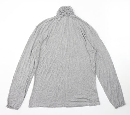 Womens UK Size 8 Preworn Grey Pullover Jumper