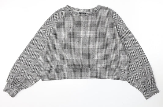 Womens UK Size 16 New Look Grey Pullover Jumper