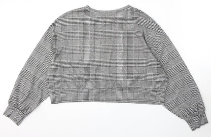 Womens UK Size 16 New Look Grey Pullover Jumper