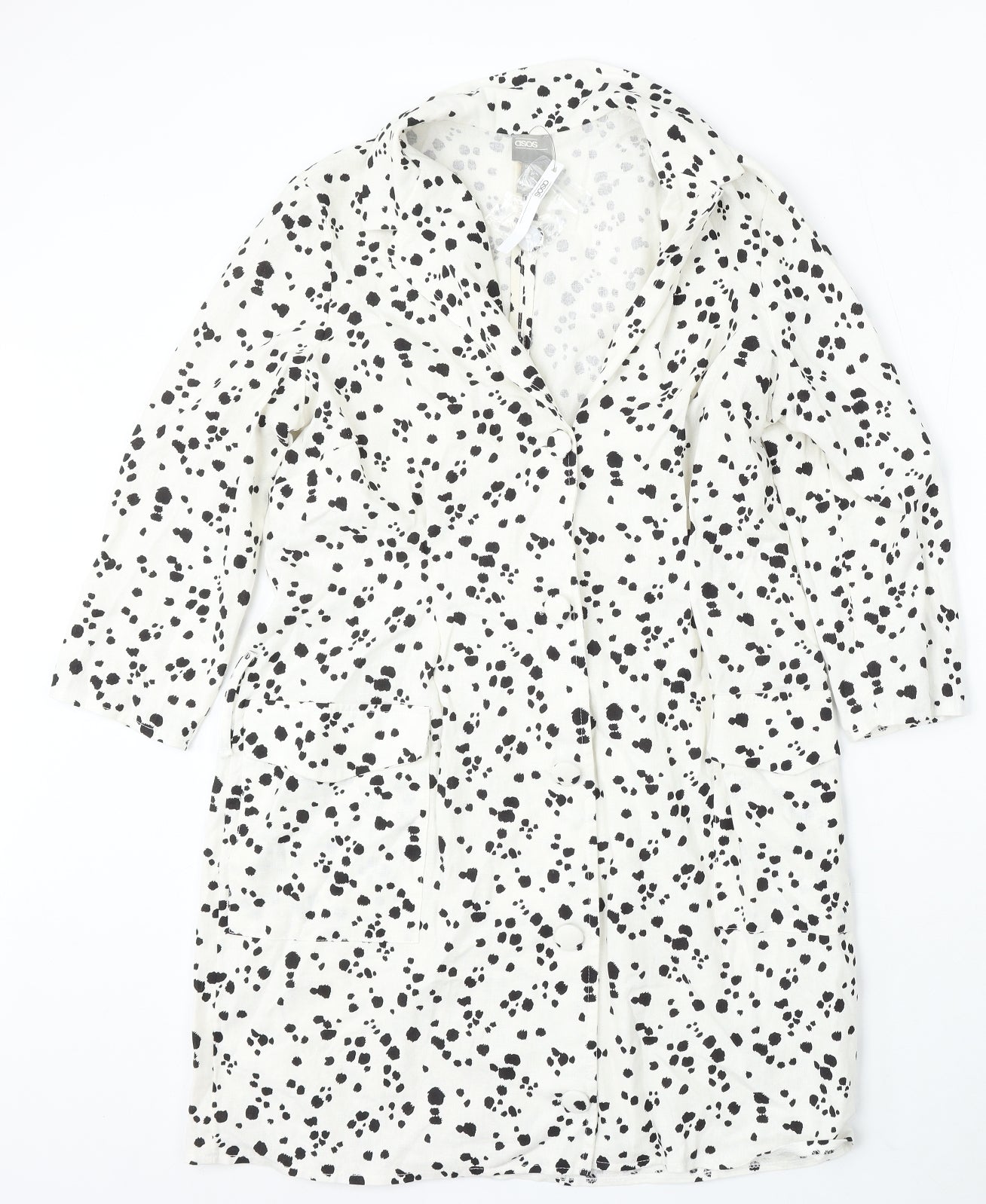 Womens UK Size 12 ASOS White Jacket