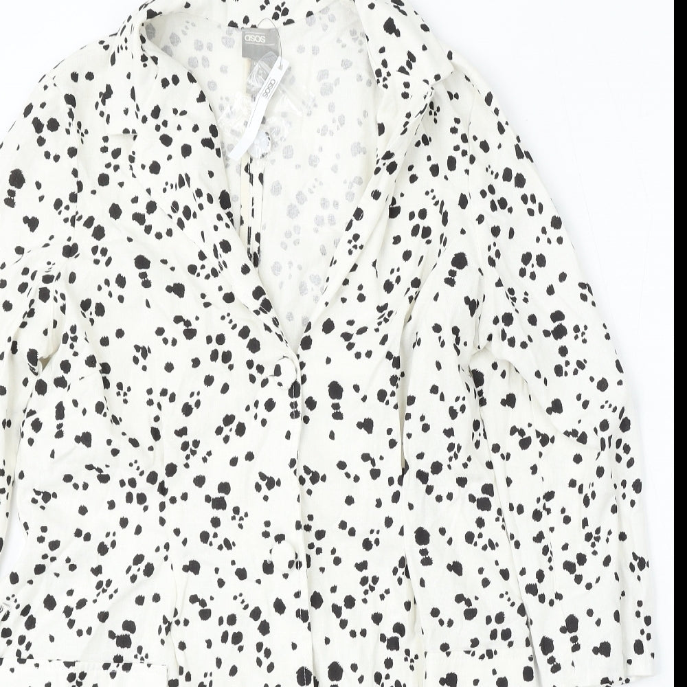 Womens UK Size 12 ASOS White Jacket
