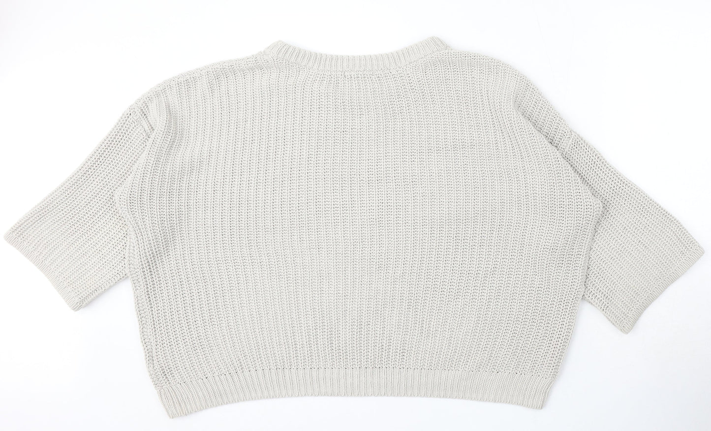 Womens UK Size L H&M Grey Pullover Jumper
