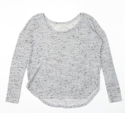 Womens UK Size 8 Miss Selfridge Grey Pullover Jumper