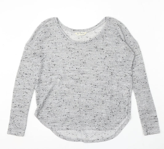 Womens UK Size 8 Miss Selfridge Grey Pullover Jumper