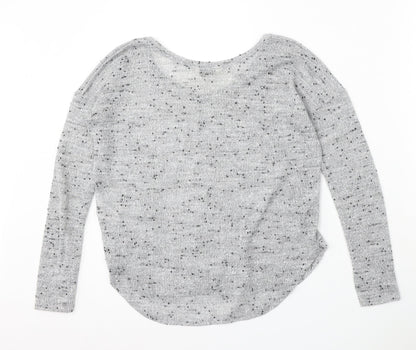 Womens UK Size 8 Miss Selfridge Grey Pullover Jumper