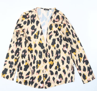 Womens UK Size S Boohoo Multicoloured Cardigan Jumper