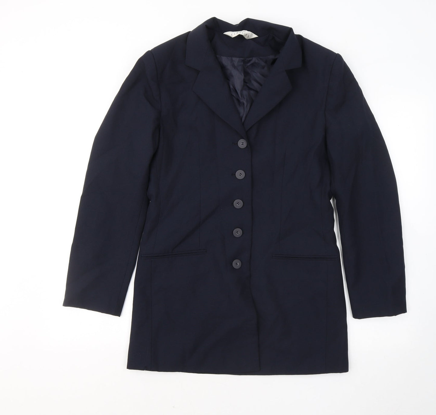 Womens UK Size 10 Modern Classics Blue Jacket