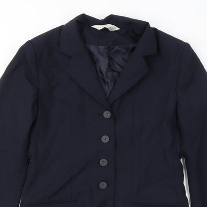 Womens UK Size 10 Modern Classics Blue Jacket