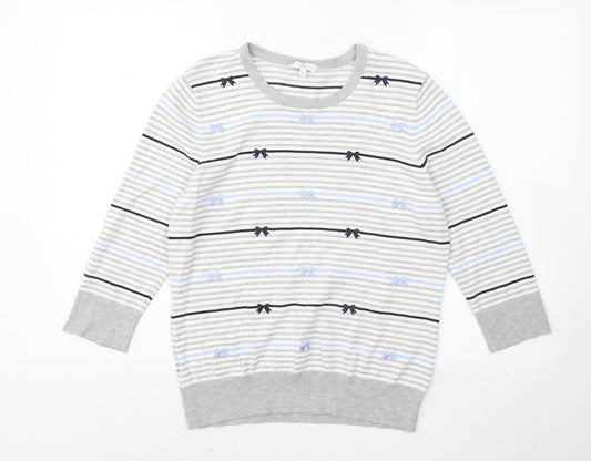 Womens UK Size M CC Grey Pullover Jumper