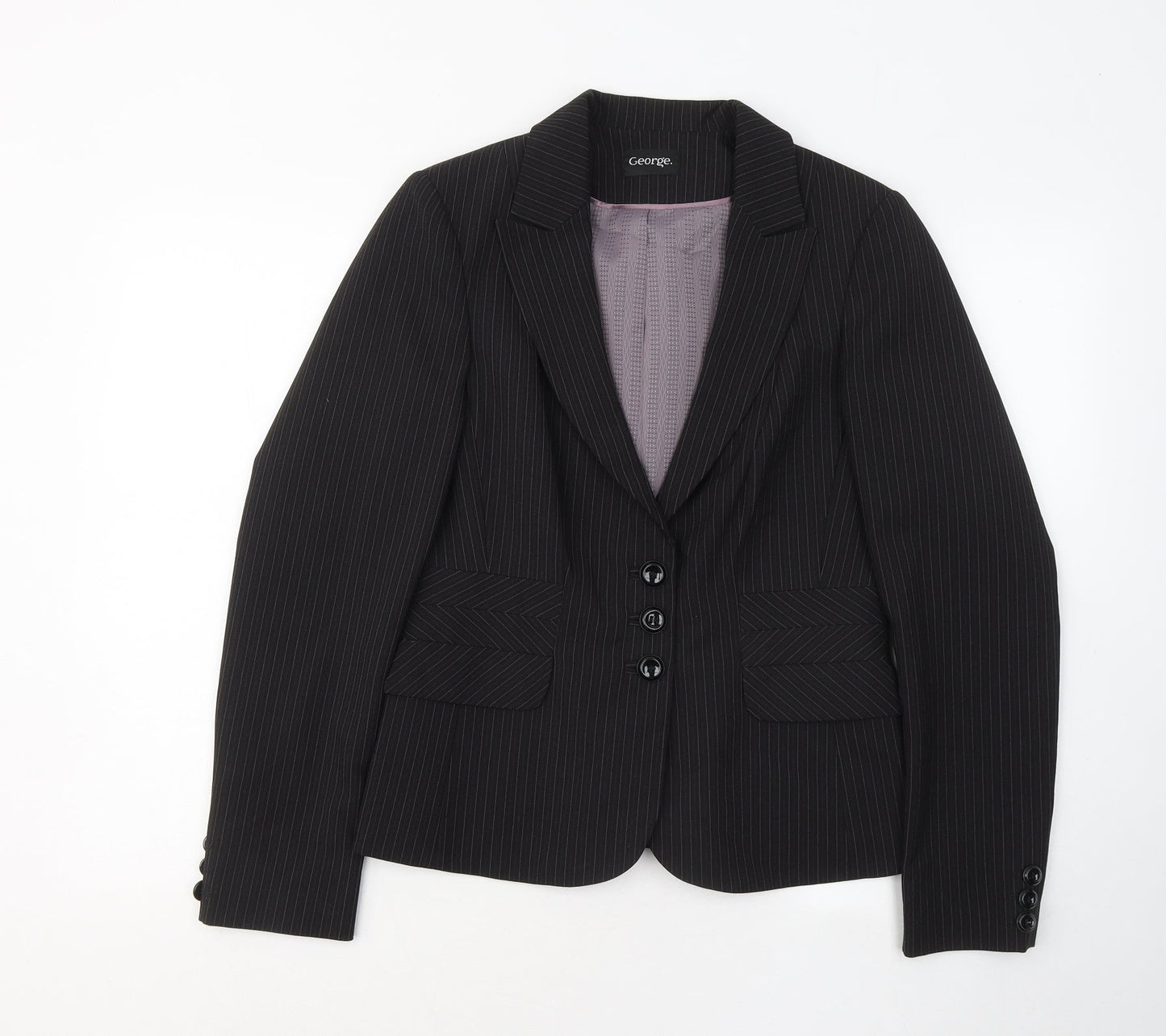 Womens UK Size 10 George Black Jacket