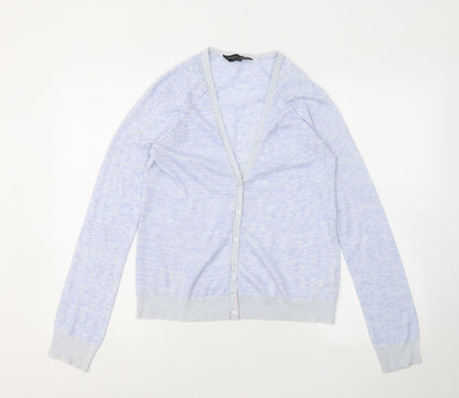 Womens UK Size 10 Dorothy Perkins Blue Cardigan Jumper