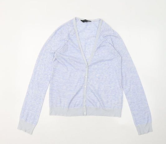 Womens UK Size 10 Dorothy Perkins Blue Cardigan Jumper