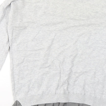 Womens UK Size 8 NEXT Grey Pullover Jumper