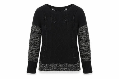 Womens UK Size M Peacocks Black Pullover Jumper
