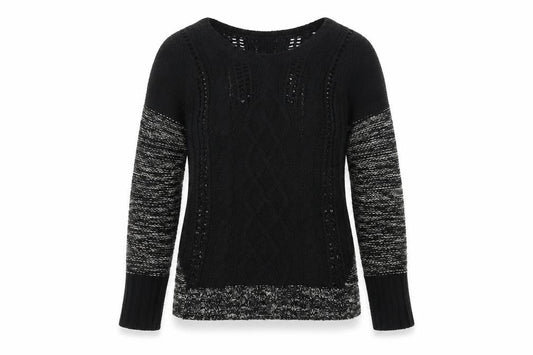 Womens UK Size M Peacocks Black Pullover Jumper