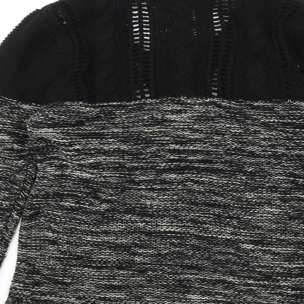 Womens UK Size M Peacocks Black Pullover Jumper