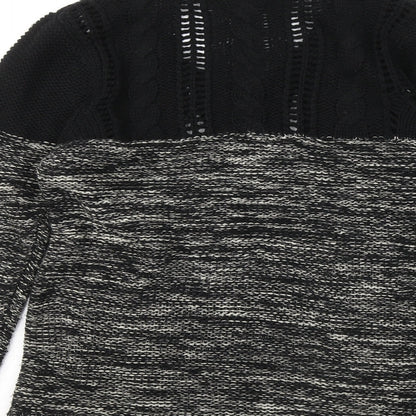 Womens UK Size M Peacocks Black Pullover Jumper