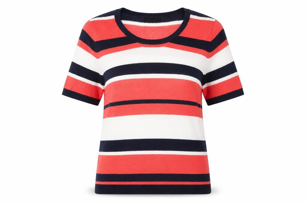 Womens UK Size 12 Papaya Multicoloured Pullover Jumper