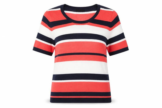 Womens UK Size 12 Papaya Multicoloured Pullover Jumper