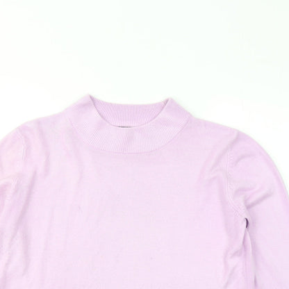 Womens UK Size M Bonmarché Pink Pullover Jumper