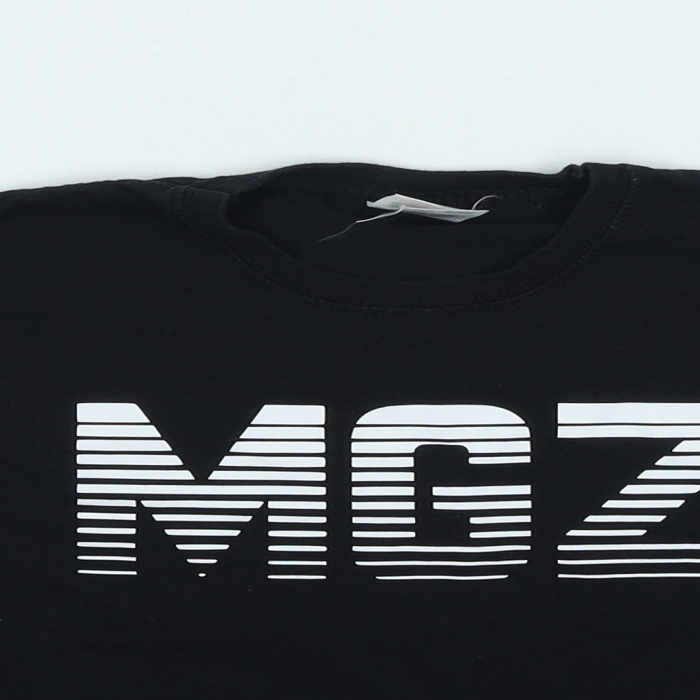 Fruit of the Loom Boys Black Cotton Basic Casual Size 5-6 Years Round Neck Pullover - MGZ