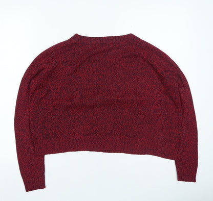 Womens UK Size S H&M Red Pullover Jumper